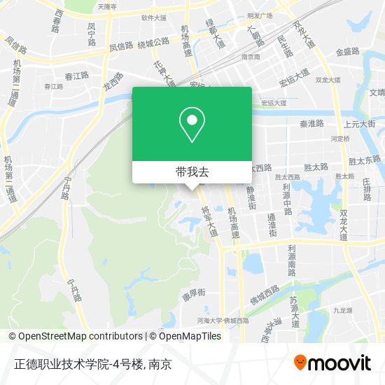 正德职业技术学院-4号楼地图