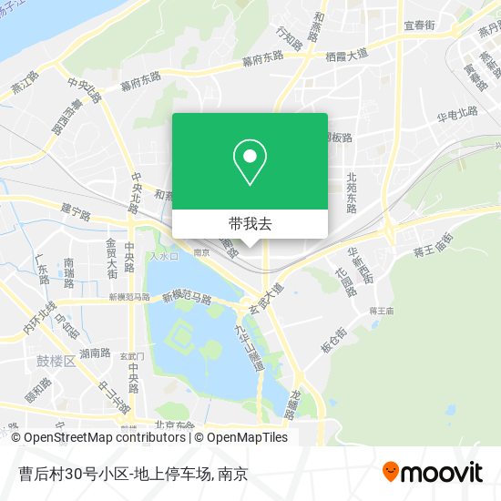 曹后村30号小区-地上停车场地图