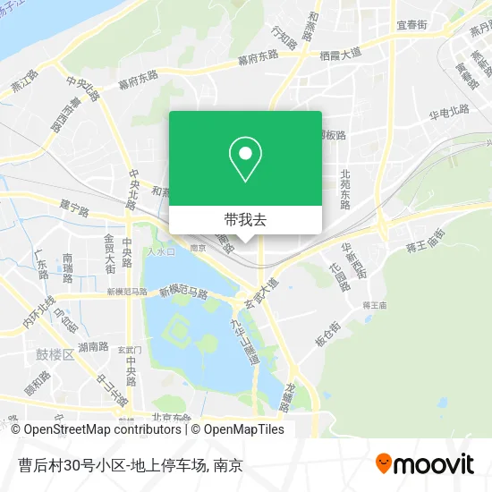 曹后村30号小区-地上停车场地图