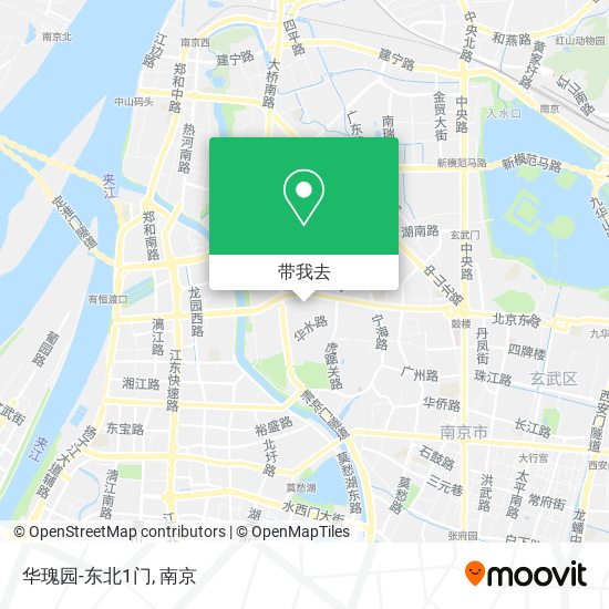 华瑰园-东北1门地图