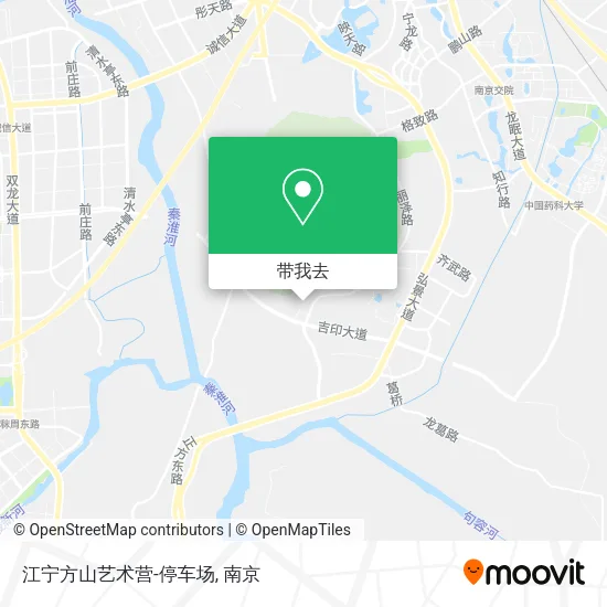 江宁方山艺术营-停车场地图