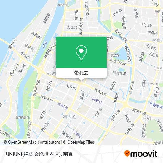 UNiUNi(建邺金鹰世界店)地图