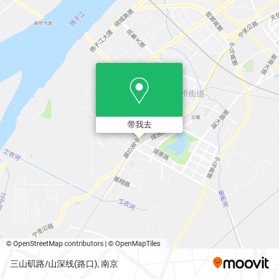 三山矶路/山深线(路口)地图