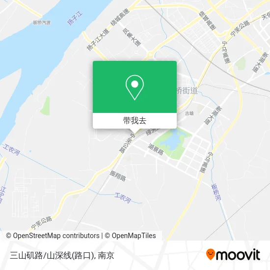 三山矶路/山深线(路口)地图
