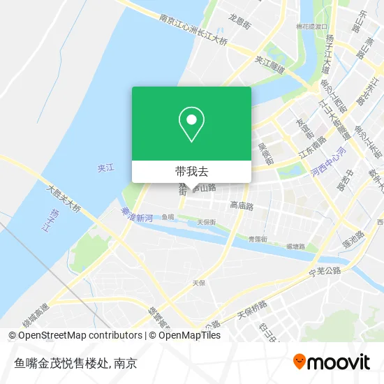 鱼嘴金茂悦售楼处地图