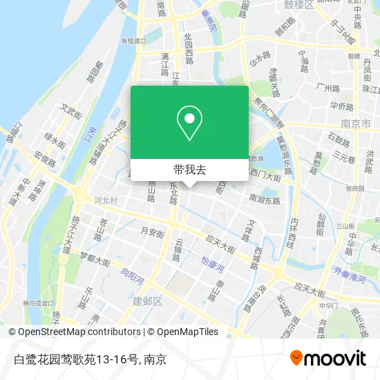 白鹭花园莺歌苑13-16号地图