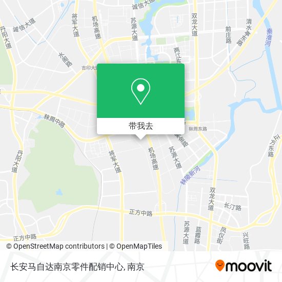 长安马自达南京零件配销中心地图