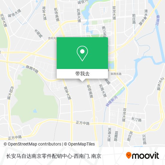 长安马自达南京零件配销中心-西南门地图