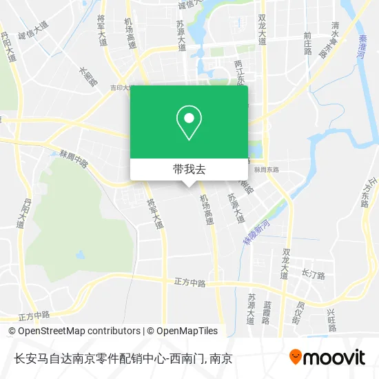 长安马自达南京零件配销中心-西南门地图