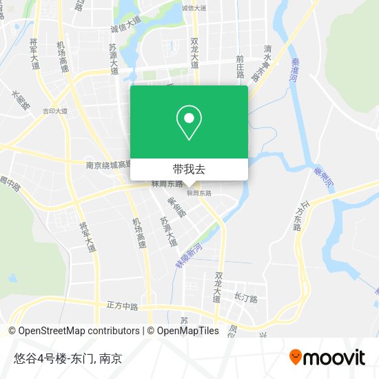 悠谷4号楼-东门地图