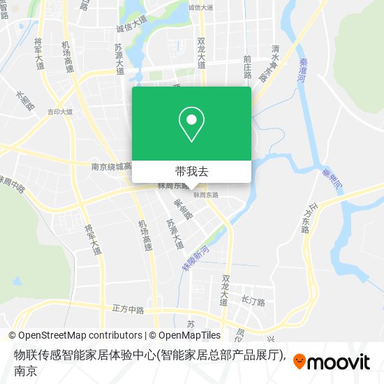 物联传感智能家居体验中心(智能家居总部产品展厅)地图
