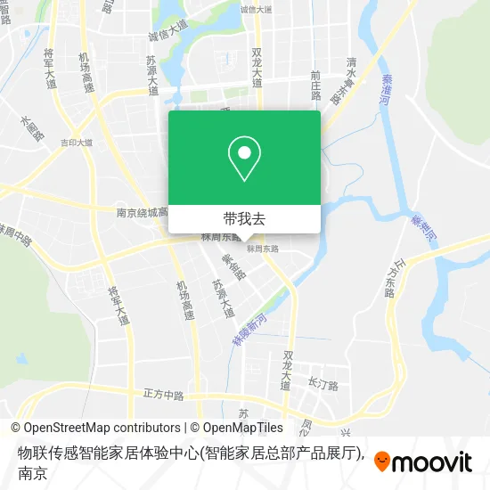 物联传感智能家居体验中心(智能家居总部产品展厅)地图