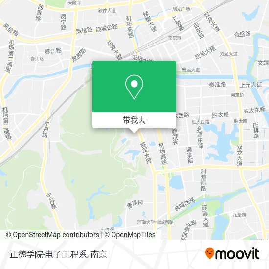 正德学院-电子工程系地图