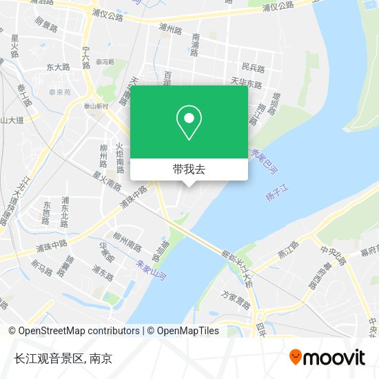 长江观音景区地图