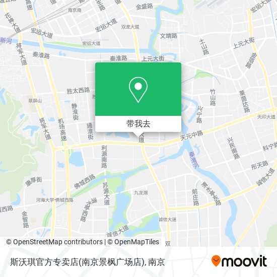 斯沃琪官方专卖店(南京景枫广场店)地图