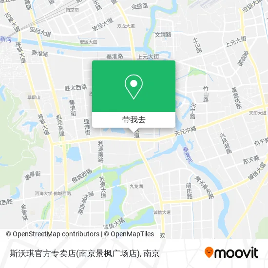 斯沃琪官方专卖店(南京景枫广场店)地图