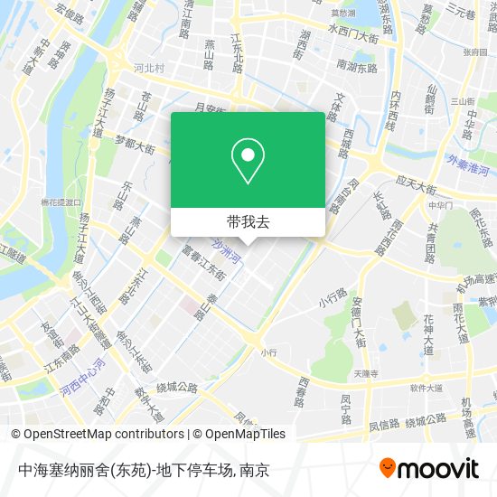 中海塞纳丽舍(东苑)-地下停车场地图