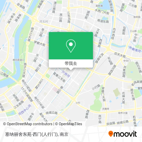 塞纳丽舍东苑-西门(人行门)地图