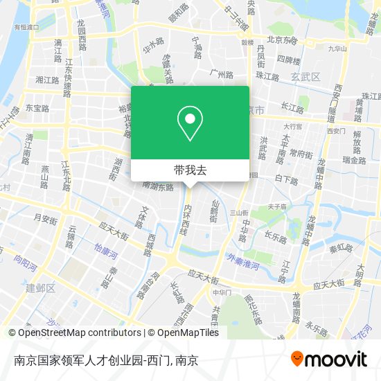 南京国家领军人才创业园-西门地图