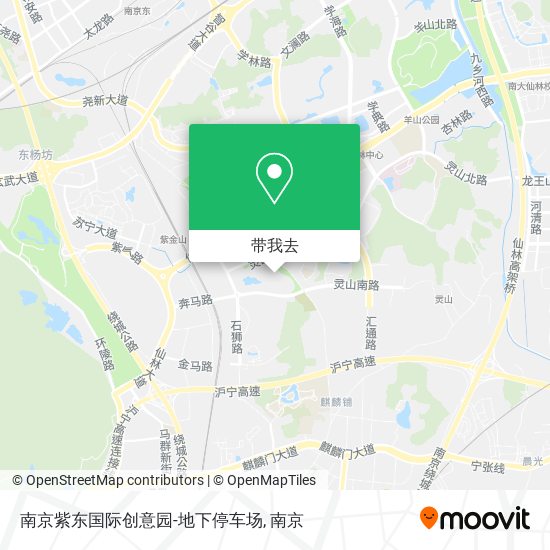 南京紫东国际创意园-地下停车场地图