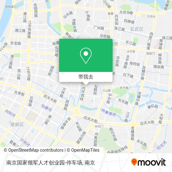南京国家领军人才创业园-停车场地图