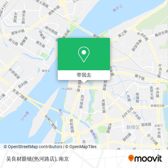 吴良材眼镜(热河路店)地图