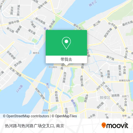 热河路与热河路广场交叉口地图