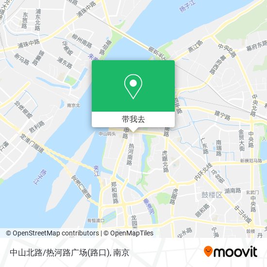 中山北路/热河路广场(路口)地图