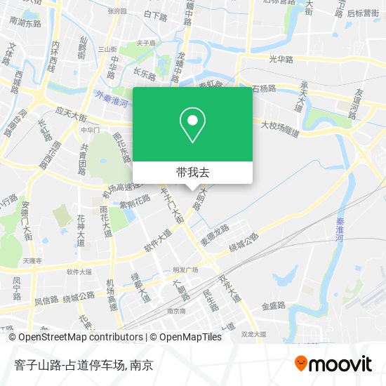 窨子山路-占道停车场地图