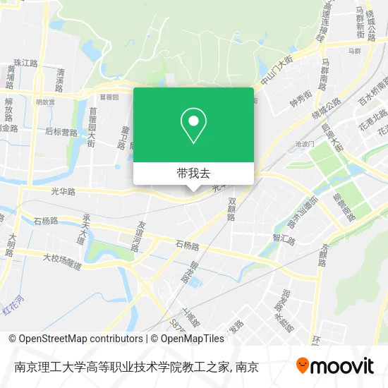 南京理工大学高等职业技术学院教工之家地图