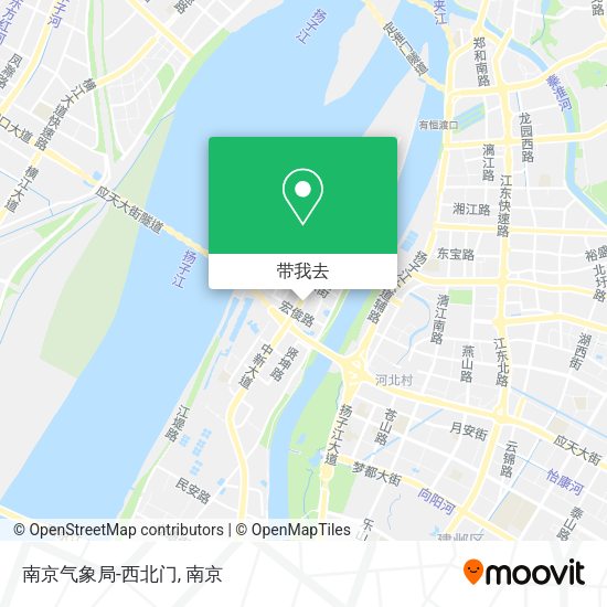 南京气象局-西北门地图