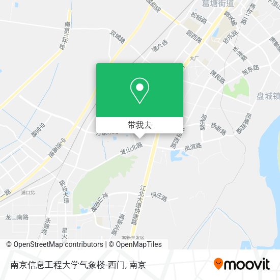 南京信息工程大学气象楼-西门地图