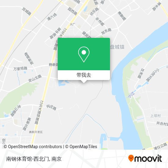 南钢体育馆-西北门地图