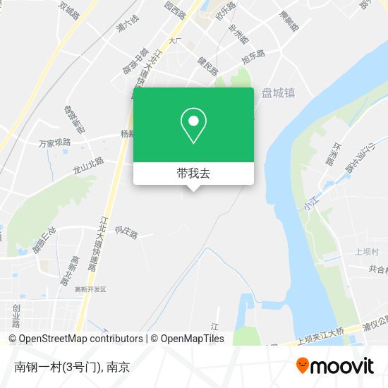 南钢一村(3号门)地图