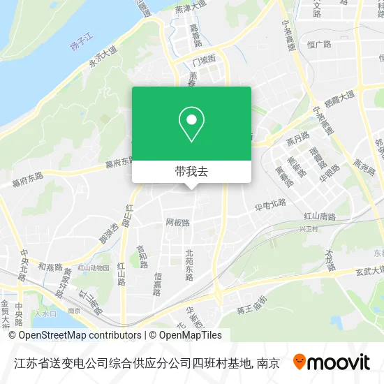 江苏省送变电公司综合供应分公司四班村基地地图