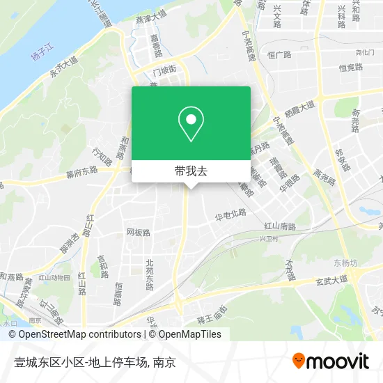壹城东区小区-地上停车场地图