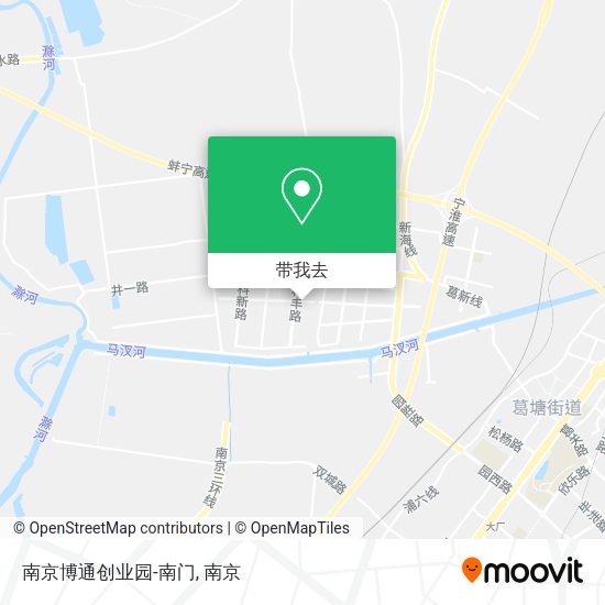 南京博通创业园-南门地图