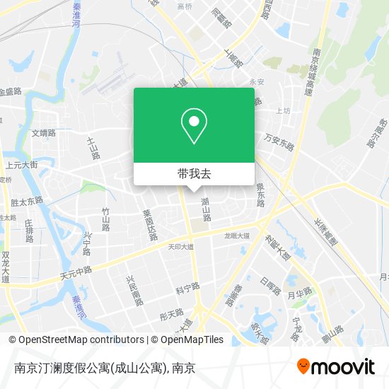 南京汀澜度假公寓(成山公寓)地图