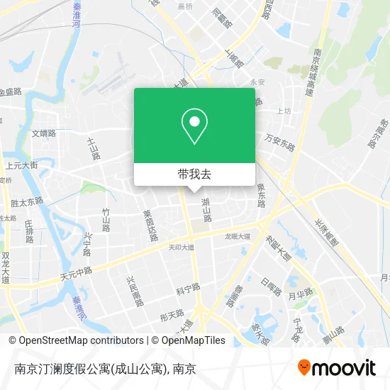 南京汀澜度假公寓(成山公寓)地图