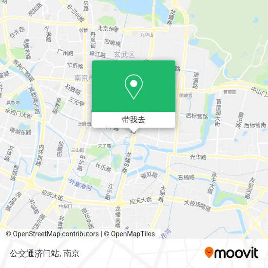 公交通济门站地图