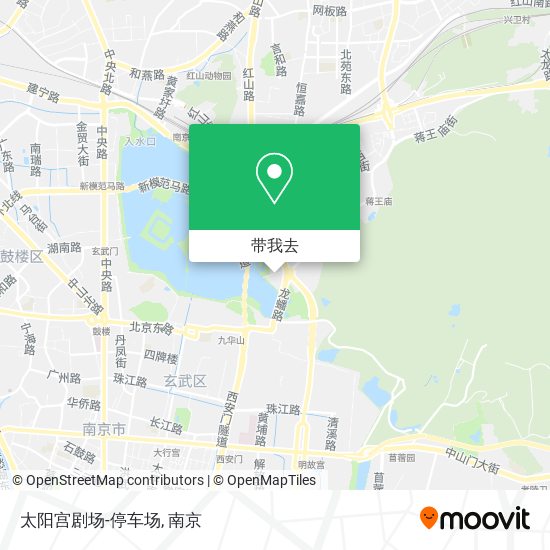 太阳宫剧场-停车场地图