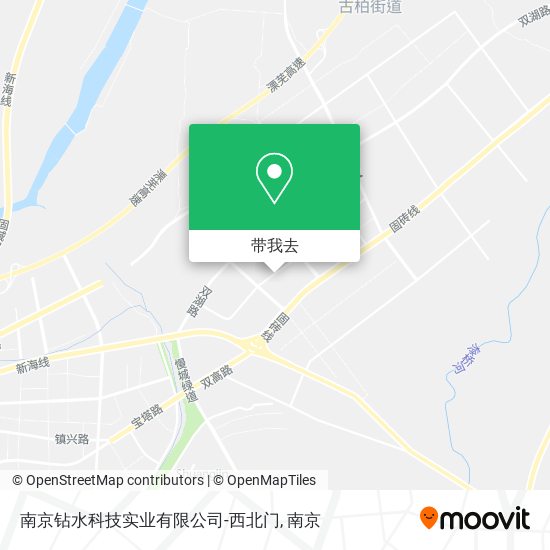 南京钻水科技实业有限公司-西北门地图