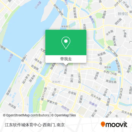 江东软件城体育中心-西南门地图