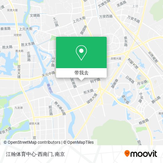 江翰体育中心-西南门地图