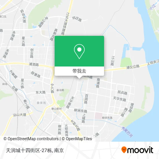 天润城十四街区-27栋地图