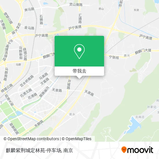 麒麟紫荆城定林苑-停车场地图