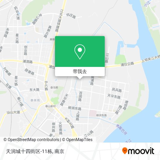 天润城十四街区-11栋地图