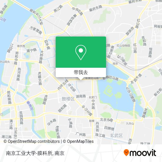南京工业大学-膜科所地图