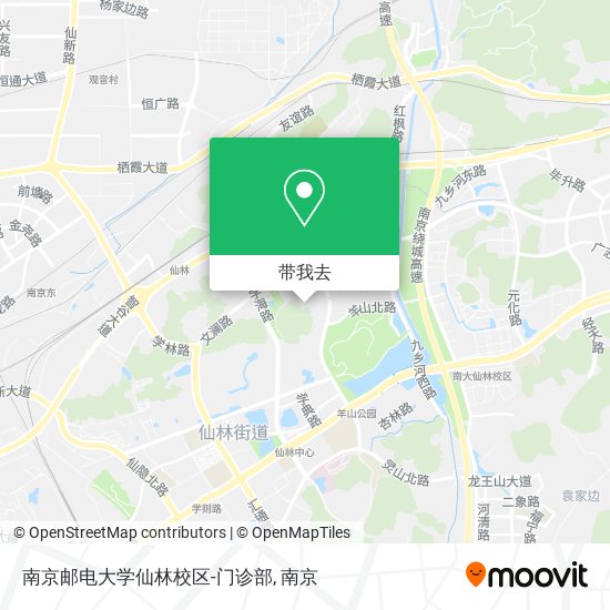 南京邮电大学仙林校区-门诊部地图
