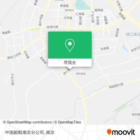 中国邮航南京分公司地图